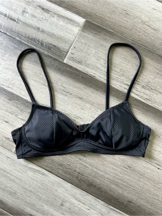Xhilaration Other - 💸 5/20 Xhilaration Black Ribbed Retro Style Bikini Top